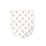 Cartoon Bull Terrier Pattern Print Toilet Lid Cover