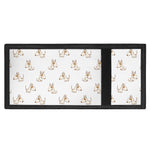 Cartoon Bull Terrier Pattern Print Trifold Wallet