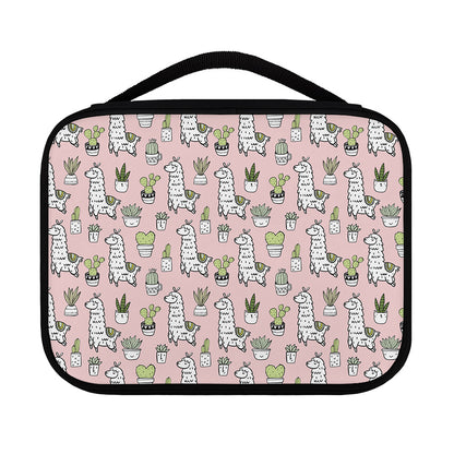 Cartoon Cactus And Llama Pattern Print Classic Bible Case