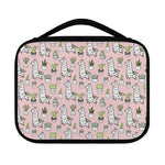 Cartoon Cactus And Llama Pattern Print Classic Bible Case