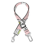 Cartoon Cactus And Llama Pattern Print Dog Seat Belt