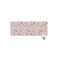 Cartoon Cactus And Llama Pattern Print Extended Mouse Pad