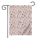 Cartoon Cactus And Llama Pattern Print House Flag