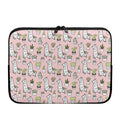 Cartoon Cactus And Llama Pattern Print Laptop Sleeve