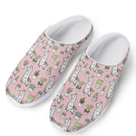 Cartoon Cactus And Llama Pattern Print Mesh Casual Shoes