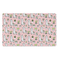 Cartoon Cactus And Llama Pattern Print Polyester Doormat