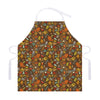 Cartoon Camping Pattern Print Adjustable Apron