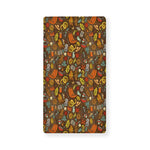 Cartoon Camping Pattern Print Baby Crib Sheet