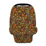 Cartoon Camping Pattern Print Baby Seat Cover