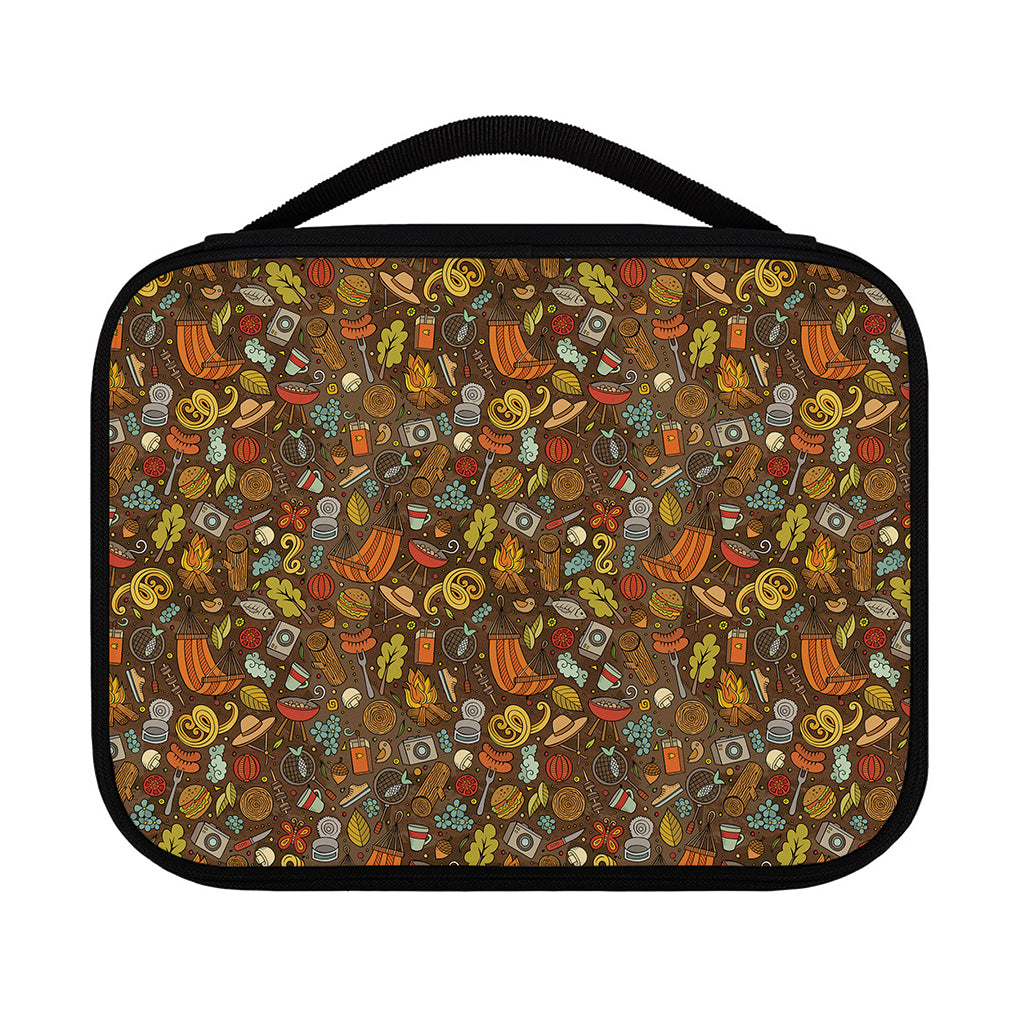 Cartoon Camping Pattern Print Classic Bible Case