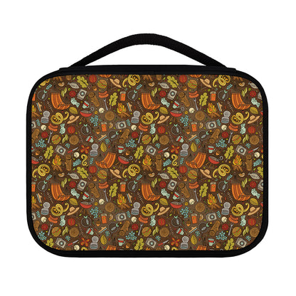 Cartoon Camping Pattern Print Classic Bible Case