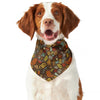 Cartoon Camping Pattern Print Dog Bandana