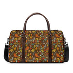 Cartoon Camping Pattern Print Duffle Bag