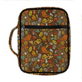 Cartoon Camping Pattern Print Front Pocket Bible Bag