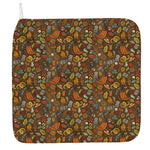 Cartoon Camping Pattern Print Hand Towel