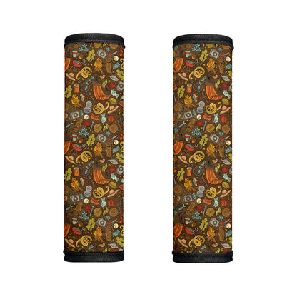 Cartoon Camping Pattern Print Handle Covers