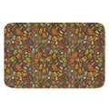 Cartoon Camping Pattern Print Indoor Door Mat