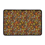 Cartoon Camping Pattern Print Kitchen Mat