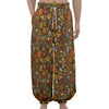 Cartoon Camping Pattern Print Lantern Pants