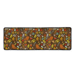Cartoon Camping Pattern Print Long Kitchen Mat
