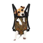 Cartoon Camping Pattern Print Pet Carrier Backpack