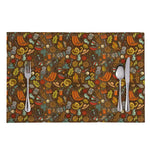 Cartoon Camping Pattern Print Placemat
