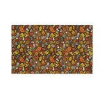 Cartoon Camping Pattern Print Polyester Flag