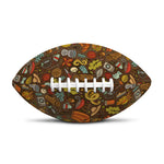 Cartoon Camping Pattern Print Rugby Ball