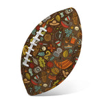 Cartoon Camping Pattern Print Rugby Ball