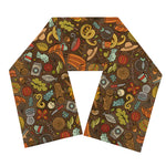 Cartoon Camping Pattern Print Scarf