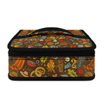 Cartoon Camping Pattern Print Small Lunch Bag