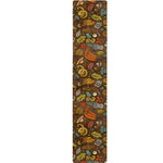 Cartoon Camping Pattern Print Table Runner