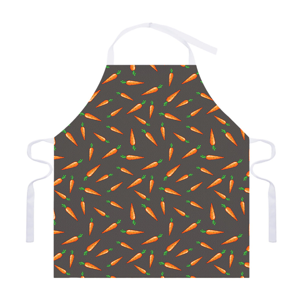 Cartoon Carrot Pattern Print Adjustable Apron