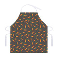 Cartoon Carrot Pattern Print Adjustable Apron