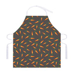 Cartoon Carrot Pattern Print Adjustable Apron