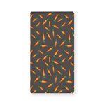 Cartoon Carrot Pattern Print Baby Crib Sheet