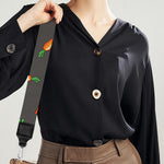 Cartoon Carrot Pattern Print Bag Strap