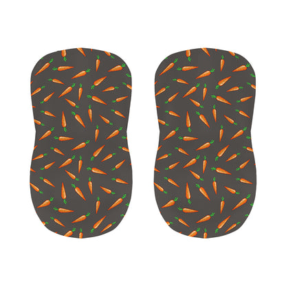 Cartoon Carrot Pattern Print Bar Stool Covers