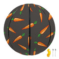 Cartoon Carrot Pattern Print Basketball