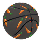 Cartoon Carrot Pattern Print Basketball