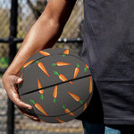 Cartoon Carrot Pattern Print Basketball