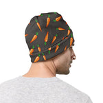 Cartoon Carrot Pattern Print Beanie
