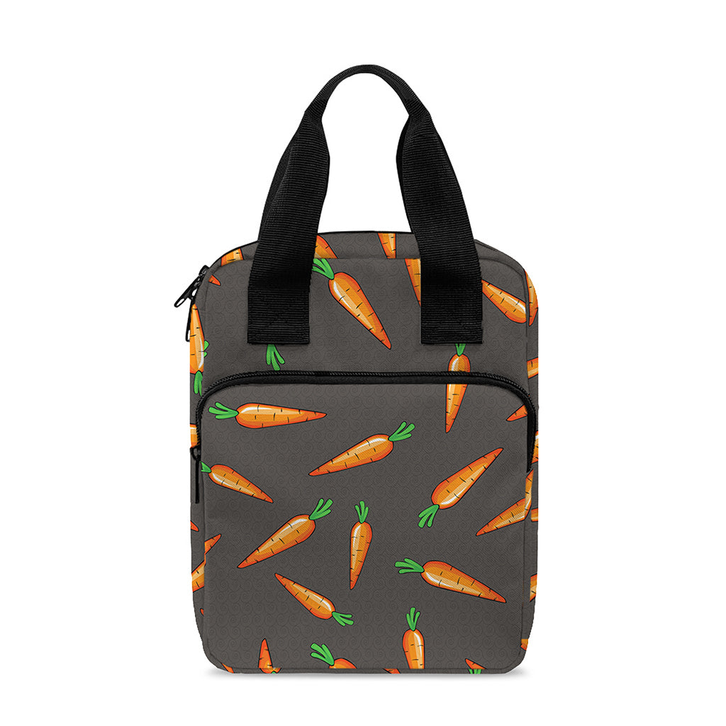 Cartoon Carrot Pattern Print Bible Tote Bag