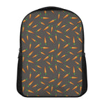 Cartoon Carrot Pattern Print Casual Backpack