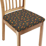 Cartoon Carrot Pattern Print Chair Cushion Cover