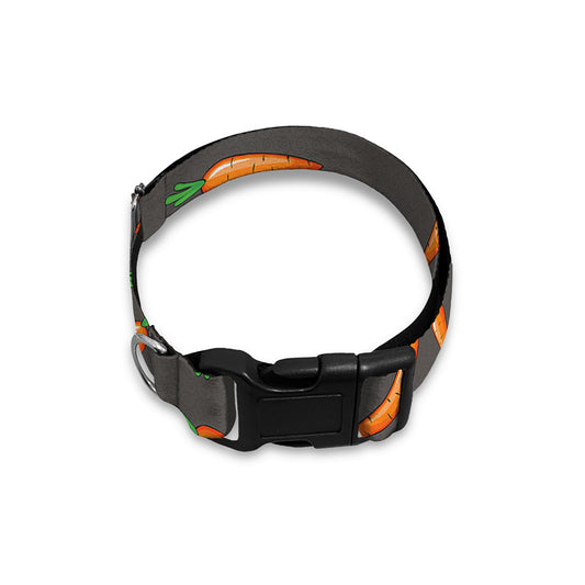 Cartoon Carrot Pattern Print Dog Collar