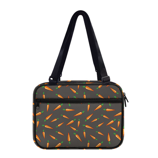 Cartoon Carrot Pattern Print Double Strap Bible Bag