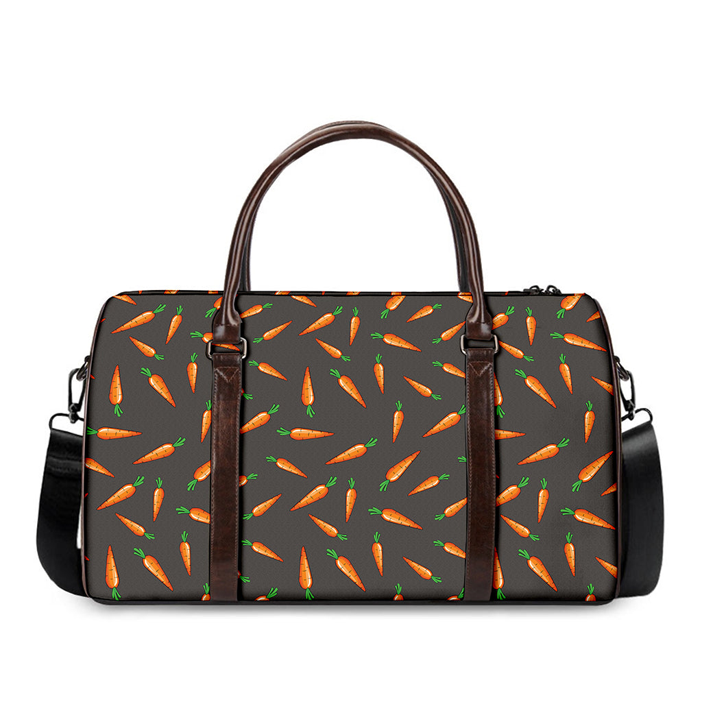 Cartoon Carrot Pattern Print Duffle Bag
