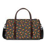 Cartoon Carrot Pattern Print Duffle Bag