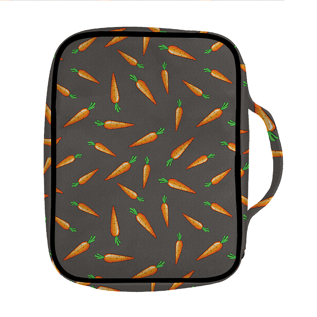Cartoon Carrot Pattern Print Front Pocket Bible Bag